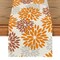 Orange Dahlia Floral Pinnata Fall Table Runner, Seasonal Autumn Thanksgiving Kitchen Dining Table Decoration for Home Party Decor 13x72 Inch